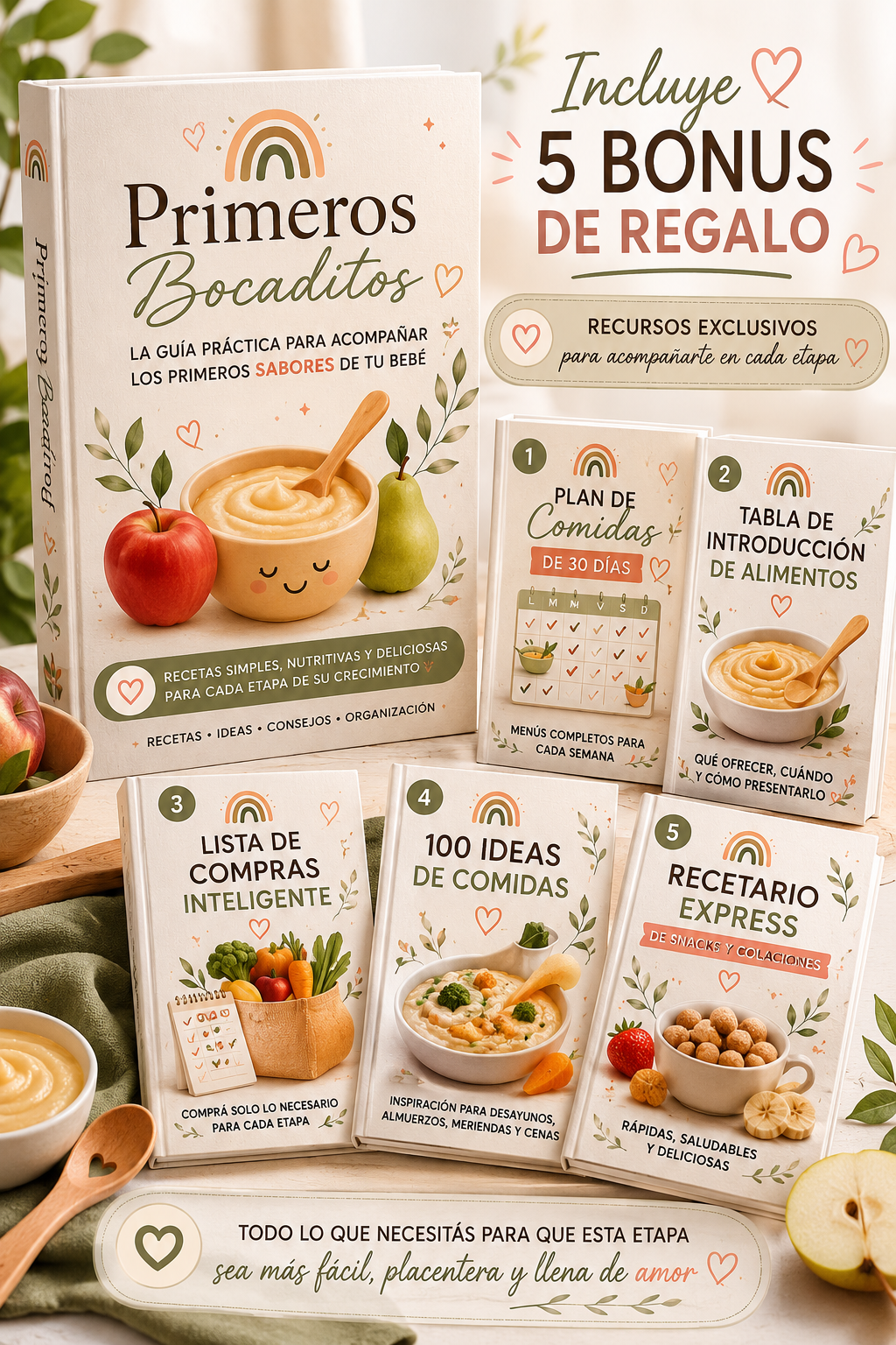 Primeros Bocaditos: Todo lo que necesitás para empezar la alimentación de tu bebé sin miedo ni complicaciones